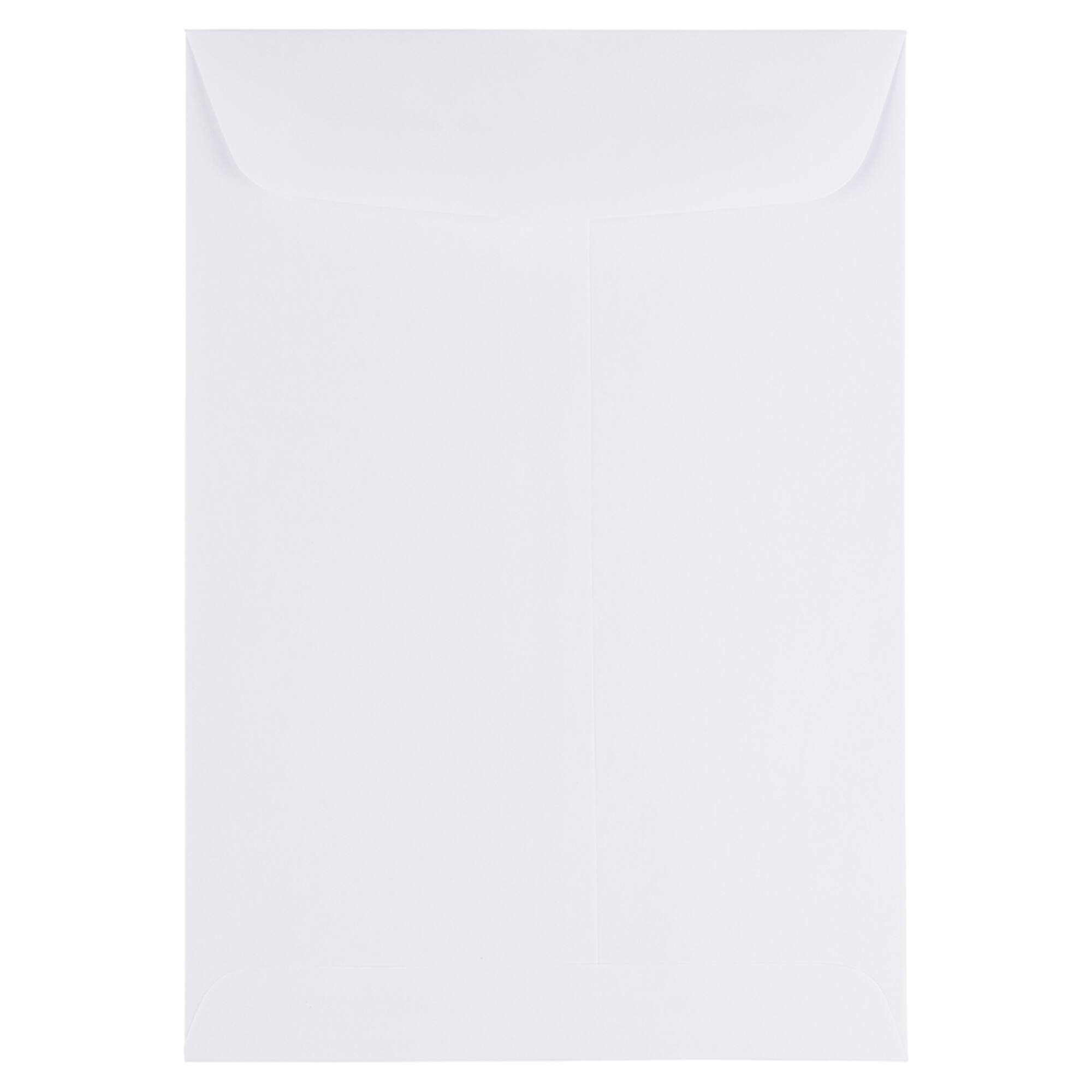 JAM Paper 7" x 10" White Open End Catalog Commercial Envelopes